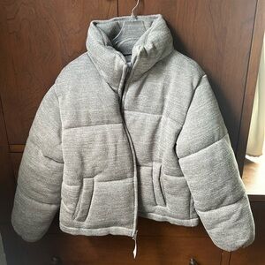 Gray Puffer Jacket